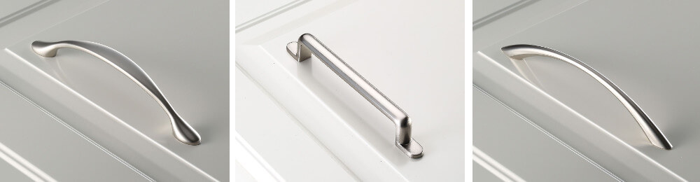 srebrny uchwyt meblowy